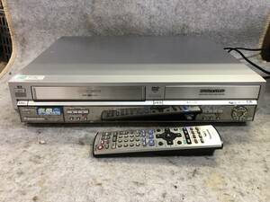 リモコン付き N-4016 Panasonic/パナソニック VHS一体型HDDレコーダー DMR-E150V EUR7721X40 ビデオデッキ