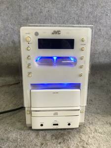 N-4122 JVC ケンウッド コンポ CA-UXLP55-W ステレオ システム CD iPod/iPhone USB 本体のみ 液晶表示しない