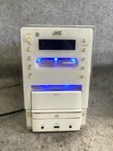 N-4122 JVC ケンウッド コンポ CA-UXLP55-W ステレオ システム CD iPod/iPhone USB 本体のみ 液晶表示しない_画像1