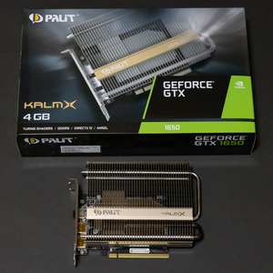 Palit GeForce GTX1650 KalmX 4GB ファンレス 美品