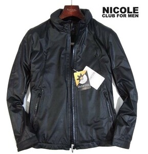 K水11653新品▼ ニコルクラブフォーメン スタンドカラー ２ＷＡＹ ブルゾン 【 46/M 】 ニコル ブルゾン NICOLE 保温性 ストレッチ性 黒系