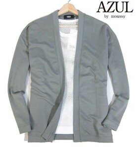 K土11705新品▼ 人気!! アズールバイマウジー トッパージャケット 【 M 】 ボタンレス カーディガン AZUL BY MOUSSY ノーカラージャケット