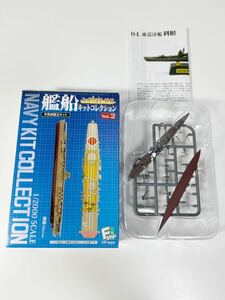 1/2000 F-toys エフトイズ 艦船キット コレクション vol.2 ミッドウェイ～1942 日本 重巡洋艦 利根 洋上ver.