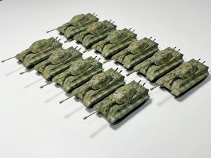 1/144 TAKARA タカラ WTM ワールドタンク ミュージアム 第5弾 ドイツ ティーガー Ⅱ 重戦車 2色迷彩 ×11