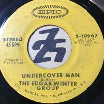 試聴 THE EDGAR WINTER GROUP FRANKENSTEIN / UNDERCOVER MAN 両面VG+ SOUNDS VG++ 1973 _画像2