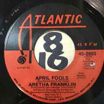 試聴 ARETHA FRANKLIN ALL THE KING’S HORSES EX/ APRIL FOOLS NM 1972 NY バート・バカラック＆ハル・デヴィッド「幸せはパリで」主題歌_画像2
