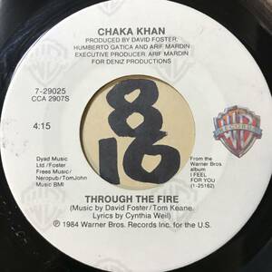 試聴 CHAKA KHAN THROUGH THE FIRE NM / LA FEMME EX+ Kanye West's Through the Wire/Lil B's Make Dough Like '85ネタ 