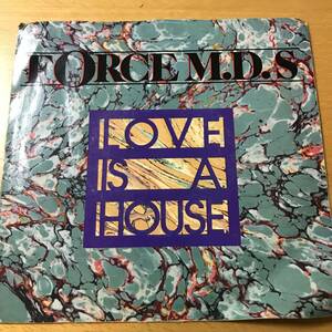 試聴 特集ジャマイカンソウル /スロウジャム 45 FORCE M.D.’S LOVE IS A HOUSE VOCAL / INST 両面EX+ ジャム＆ルイス・プレゼンツ