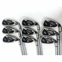 1円/中古★Callaway キャロウェイ ERC Fusion ERCフュージョン アイアン9本組(#4-#9,P,A,S)NSPRO950GH(S)★_画像2