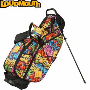 1円★LOUDMOUTH ラウドマウス LM-CB0010 スタンド キャディバッグ 8.5型 Tags（029）タグス★