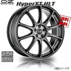 OZレーシング HyperXT HLT スターグラファイトダイアモンドリップ 21インチ 5H112 9J+45 4本 業販4本購入で送料無料