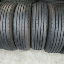 ★良品★ブリヂストン 22年製 トラック用タイヤ 6本セット 195/75R15 BRIDGESTONE V-STEEL RIB R202［375］_画像1