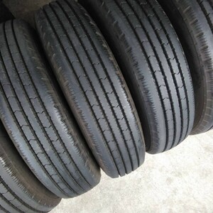 ★極良品★ブリヂストン 22年製 トラック用タイヤ 6本セット 185/85R16 BRIDGESTONE V-STEEL RIB R202［393］