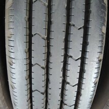 ★極良品★ブリヂストン 22年製 トラック用タイヤ 6本セット 185/85R16 BRIDGESTONE V-STEEL RIB R202［393］_画像6