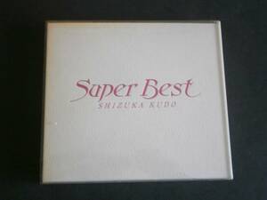 ◇CD　 Super Best 　 SHIZUKA KUDO　 2DISK　 　 工藤静香　　　　PONY CANYON　自宅保管品/中古　　焼け汚れ有