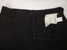 b346◆Dickies チェックワークショーツ◆デッキーズ w40 チャコールプレイド WR205PCH フライトフロント ハーフパンツ US古着 5K_画像5