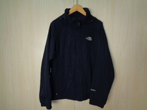 b487◆THE NORTH FACE ハイベントジャケット◆ザ・ノースフェイス size:90(L) ブラック ポリ素材 HYVENT防水仕様 海外輸入品 5K