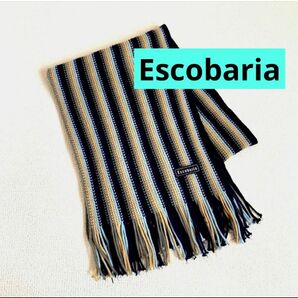 Escobaria エスコバリア ストライプマフラー