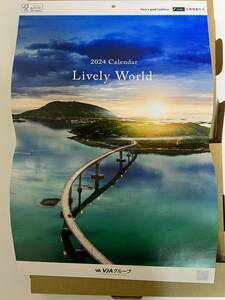 三井住友VISAカート 2023年カレンター Lively World★ 送料込