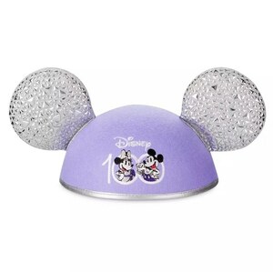  Disney ..100 anniversary commemoration официальный Mickey & minnie year шляпа Disneyland Disney100 Mickey and Minnie Mouse Ear Hat