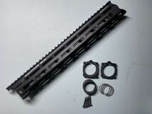 Daniel Defenseタイプ DDM4V7 MFR M-LOK 13.5インチ ハンドガード BCM MAGPUL GEISSELE 美品中古_画像3