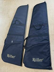 killer キラー　ギター用　厚手の三角ギグバッグ中古と　オマケで（使えますがジャンク扱いkillerギグバック）　ギター用ソフトケース