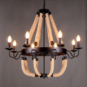  in dust real 8 light type chandelier antique rope light ceiling lighting lighting Vintage lai playing cards pendant lamp 8014