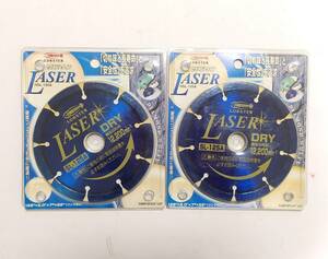 LK56◆ロブスター LOBSTER◆未使用 セグメントタイプ LASER 乾式 HSL-125A 2点セット ダイヤモンドホイール D126×T2.0×W7×H22 