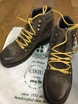 即決 送料無料 新品 ブーツ cikiu antonio laverda 41 スエード 25.5cm boots_画像3