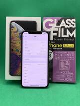 ★バッテリー新品 iPhone X 256GB SIMロック解除済み 最大容量100% 格安SIM可 SoftBank ○ NQC12J/A スペースグレー BP1327 5_画像1