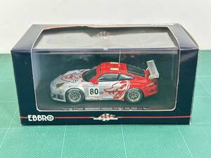 【良品｜ミニカー】EBBRO 1/43 フライング リザード ポルシェ 911 GT3 RSR 2005 ルマン