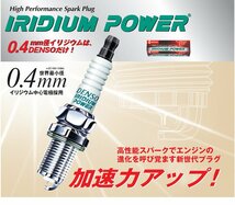 ホンダ フィット DENSO イリジウムパワープラグ 4本セット IK20 V9110-5304 GE8 GE9 L15A i-VTEC デンソー イリジウムプラグ_画像3