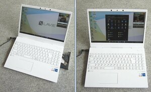 ◆値下！◆TigerLake◆第11世代Corei7-1165G7◆LAVIE N15 N1575/BZ[4.7GHz/8G/512GB]◆大容量SSD◆ス-パ-マルチ◆Windowx11アップ済!◆