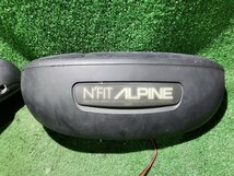 ☆☆ALPINE アルパイン NB453 イルミ付き スピーカー 4way ジャンク 当時物 旧車_画像5