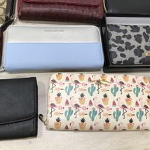 現状品 16個 ブランド物 財布 ( paolo giliani kipling avancool うなぎ革 coach vivayou HANG TEN ANNA SUI ) まとめ セット[N8456]_画像7