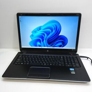 現状品 hp 17.3インチ ENVY dv7 Win11/Core i7-3630QM [M7402]