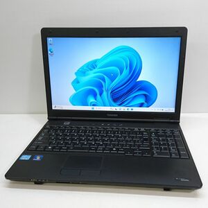 現状品 TOSHIBA 15.6インチ dynabook Satellite B551/E Win11/Core i3-2350M [M7472]