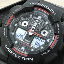 CASIO カシオ G-SHOCK Gショック アナデジ GA-100-1A4ER メンズ 腕時計 稼働品[N9351]_画像2