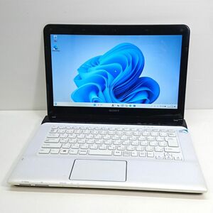 SONY 14インチ VAIO Eシリーズ SVE1412AJ Win11/Celeron B830 [M7502]