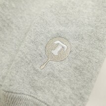 TODAY edition トゥデイエディション CREW NECK SW メンズ クルーネック 変形 ロゴプリント コットン スウェット トレーナー GRAY M_画像7