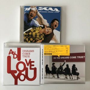 B22194　中古CD　GREATEST HITS“THE SOUL” +AND I LOVE YOU(DVD付)+DO YOU DREAMS COME TRUE?初回盤(2CD)　DREAMS COME TRUE　3点セット