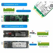 新品即決■送料無料M.2 NGFF SSD→SATA3.0 6Gbps/2.5インチHDD/SSD 省スペース設計2242 2260 2280対応【簡単装着SSD変換 ケースセット】_画像2