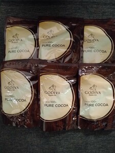 GODIVA ココアパウダー　6袋