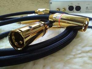  perfect .. sound reproduction ability *Real 5N copper 100% Shielding interconnect XLR cable 1.5m pair new goods 