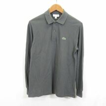 LACOSTE ポロシャツ 長袖 クラシックフィット sizeS/ラコステ 1102_画像1