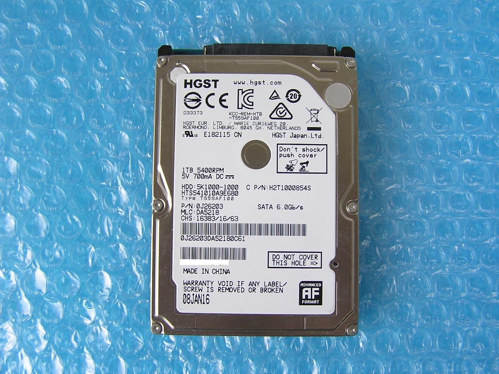 2023年最新】Yahoo!オークション -hgst 1tb 2.5の中古品・新品・未使用