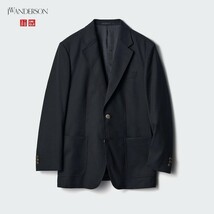 UNIQLO JWANDERSON テーラードジャケット Mサイズ ネイビー ブレザー JW ANDERSON コラボ 2023年モデル_画像1