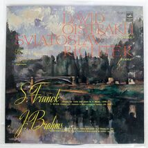 DAVID OISTRACH/FRANK / BRAHMS : SONATA FOR VIOLIN AND PIANO IN A MAJOR & SONATA NO.3 IN D MINOR/MELODIYA CM0225758A LP_画像1