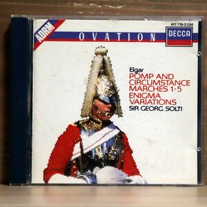 SIR GEORG SOLTI/ELGAR ENIGMA VARIATIONS ETC/DECCA 417719-2 CD □