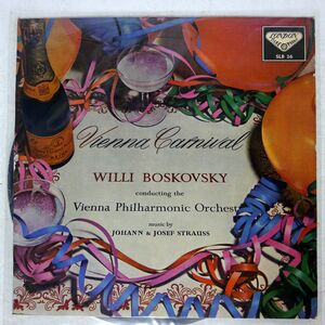 ペラ フラット盤 ボスコフスキー/ウィーンのカーニヴァル シュトラウス・コンサート 第2集/LONDON SLB26 LP